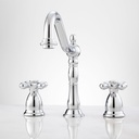 Signature Hardware 329416 Victorian Widespread Bathroom Faucet - Cross Handles