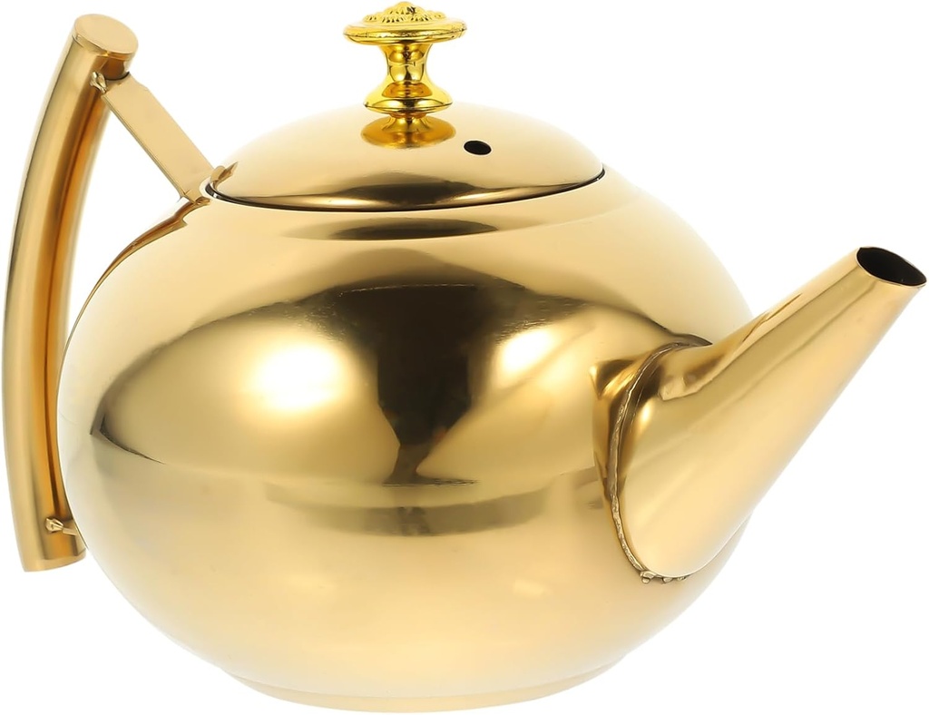 Ciieeo Handheld Kettle Stainless Steel Tea Accessory Wear-resistant Perfect for Daily Use