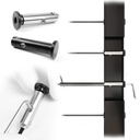 [Patent] Muzata 10 Pairs 1/8" Black Swageless Invisible Cable Railing Kit Hardware Swageless Fittings Tensioner and Terminal Hidden for 2"x2" Metal Post T316 Stainless Steel Cable Railing System CB05