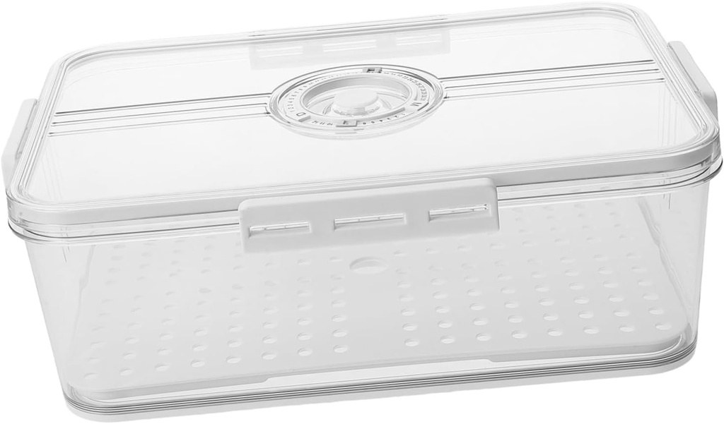 Airtight Bread Box with Timer Kitchen Counter Storage Container for Bread and Snacks Sealing Food Storage Box for Home Bakery Shop Use Easy to Clean and Stylish Design