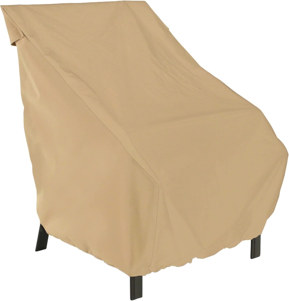 Classic Accessories Terrazzo Water-Resistant 26.5 Inch Patio Chair Cover, Outdoor Chair Covers
