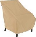 Classic Accessories Terrazzo Water-Resistant 26.5 Inch Patio Chair Cover, Outdoor Chair Covers