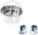 Steamer Compatible with Thermomix TM5 TM6 TM7,Food Rice Cooker Stainless Steel Steamed Basket