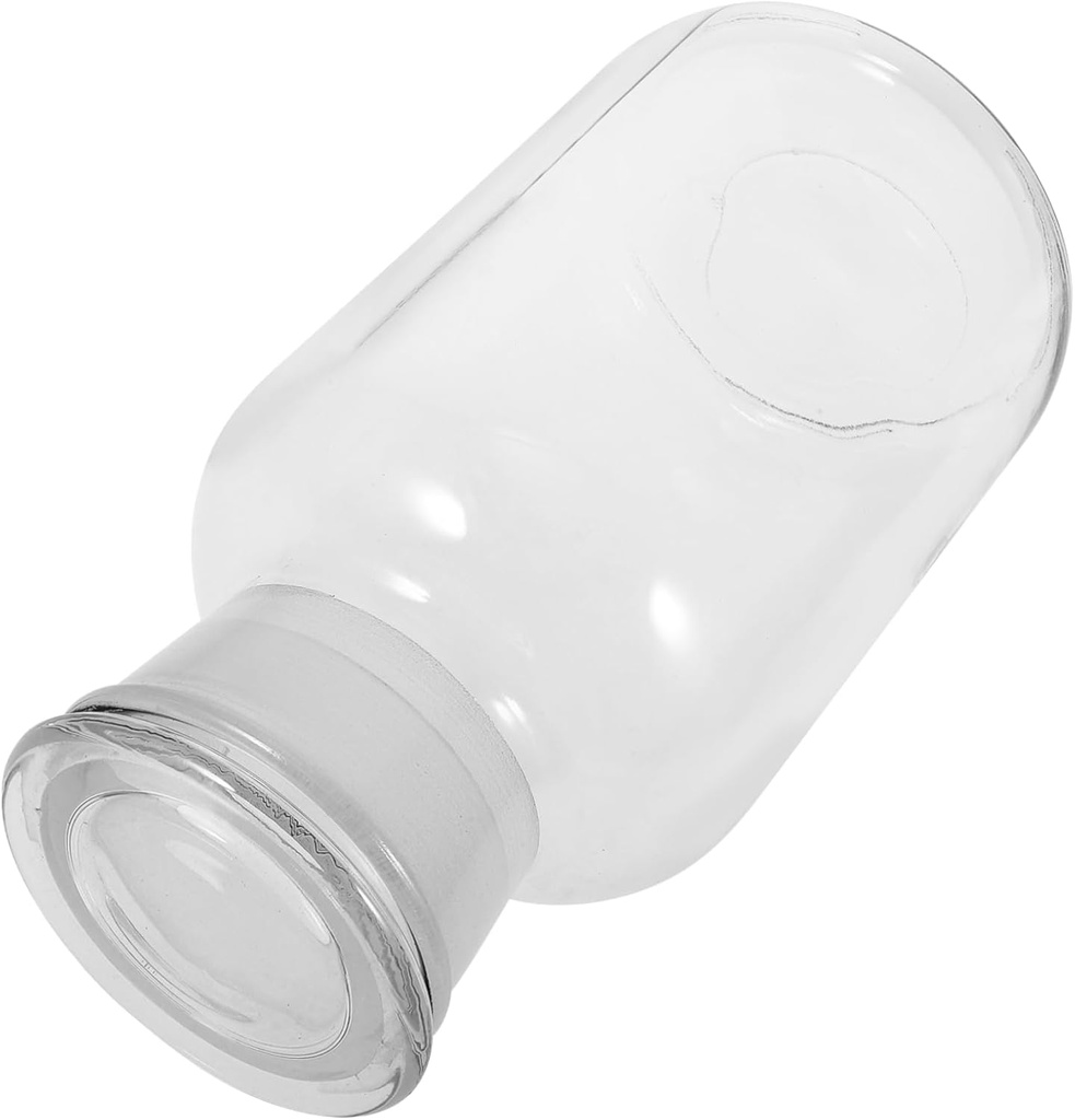 Cabilock Large 2.5L Glass Food Storage Jar Wide Mouth Airtight Seal for Grains Cookies and Dried Fruits Kitchen Organization Container