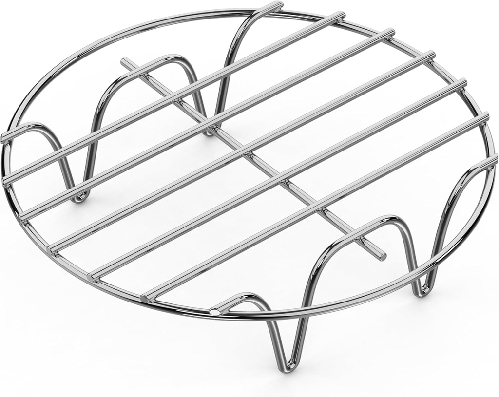 Swedecor Steamer Rack for Pots - Stainless Steel Instant Pot Accessories, Steam Rack for 6, 8 Qt Pressure Cooker, Steaming Rack 8'', 1 Pack