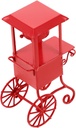 Toyvian Mini Popcorn Maker Cart User-Friendly Popcorn Machine for Outdoor Movie Versatile Snack Cart for Parties and Events