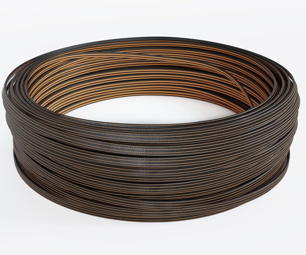 Gradient Dark Brown Wicker Repair Material Fix Kit Rattan Plastic Vinyl Material for Patio Furniture Chair, Sofa, Table Repair Replacement (1.1 LBS)