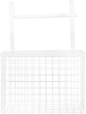 Zerodeko Over Cabinet Door Organizer with Towel Bar Kitchen Storage Basket Wire Cabinet Organizer Holder Wall Door Hanging Storage Basket for Kitchen Bathroom Pantry Storage
