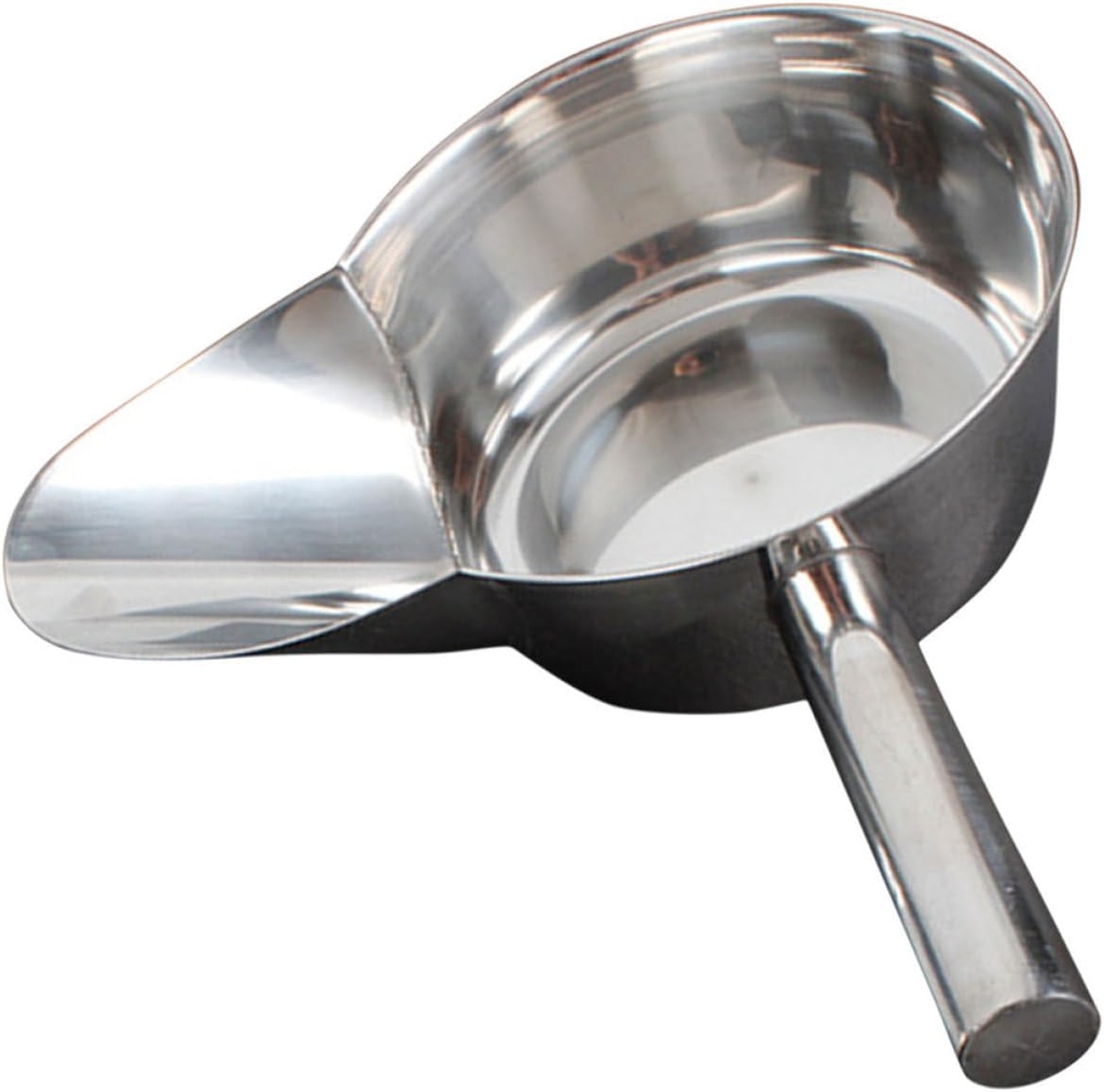 Ergonomic Food Shovel Scoop French Fries Scoop Stainless Steel Fry Bagger