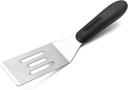 Small Metal Spatula,Mini Spatula for Flipping, Cooking and Baking,Stainless Steel Brownie Spatulas with Non-Slip Handle for kitchen Use