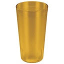 Winco Pebbled Tumblers, 12-Ounce, Amber
