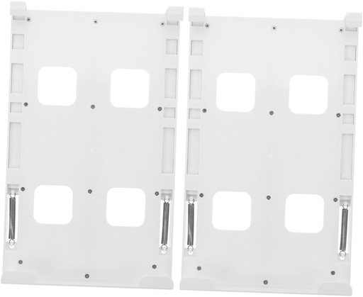 [BRSRAAAODMIWGHYV] Dual Row Can Rack Drink Organizer for Fridge 2 Pack Plastic Beer Soda Can Holders Easy Access Beverage Storage