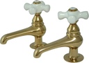 Kingston Brass CC9L2 Vintage Basin Tap Faucet, Polished Brass