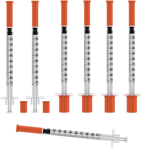 [BRSRABT7DECWMHIU] 31 Gauge 5/16 inch Needle, 1ml Disposable Lab Dispensing Supplies, 30Pack