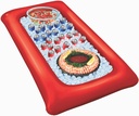 Rubies Party Buffet Inflatable Cooler, 4.4 Feet x 28", Red