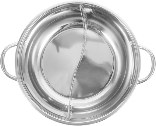 [BRSRACQNBUFQKDTF] Outdoor Hot Pot Dividers Steel Stove Divider Shabu Shabu Electric Hot Pot Easy to Use