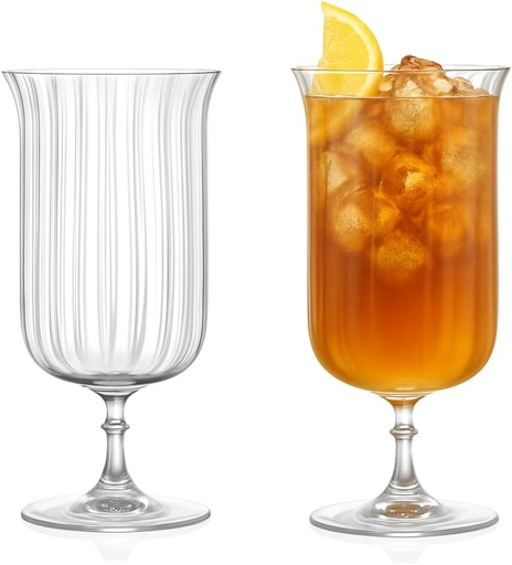 [BRSRMCAYCEHQI2TJ] LEMONSODA Rims Orient-Coupe Wine Glasses - (Lotus, Deco, Wine) (Deco, Set of 2)