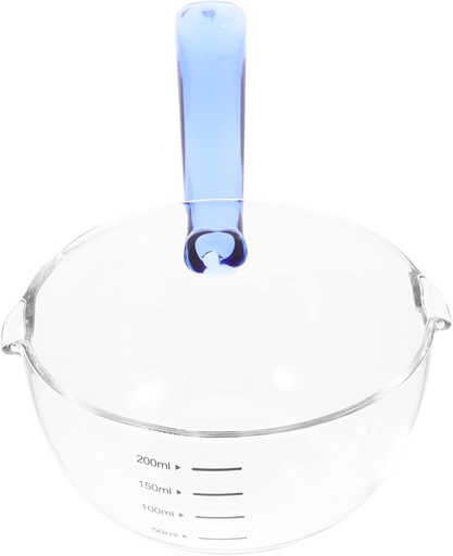 [BRSRMHY5BYMAACTH] BESTonZON Glass Hot Oil Pan Stovetop Tea Maker Cooking Oil Pan Espresso Glass Milk Stockpot Coffee Maker Coffee Pot Small Pitcher Ramen Milk Household Stove Top