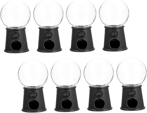 [BRSRAGA7BZ4B6DIZ] 8Pcs Boys and Girls Candy Dispenser Machine Gumballs Toys for Birthday Party Promote Creativity Hand-Eye Coordination