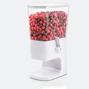 Cereal Dispenser Countertop White, 3.2L Dry Food Dispenser Snack Organizer Containers Storage with Lids for Pantry Kitchen, Cereal Storage Container Organization Oatmeal Nut Granola Candy