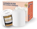 2 Pack 24 Stage Shower Head Filter Replacement Cartridge(Only Suit Our Shower Filter) Clean Hard Water Quickly Remove Chlorine Heavy Matals Softener with High Output FOR 3-6 Months