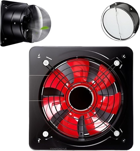 [BRSREAD2AAOQKFAV] 12 inches, waterproof explosion proof garage exhaust fan 100w-750w 220v high air flow commercial industrial ventilation fan low noise for window, attic