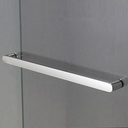 HTCAT Door Handle，Shower Door Handle Stainless Steel Handlesuitable for Shower Enclosures,Single-Sided Glass Door Pull Handle,Shower Door Handle Sets Sus304 Stainless Steel/440Mm