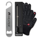 MEATER SE Bundle: Smart Wireless Meat Thermometer for Everyday Cooking with Heat-Resistant Mitts & Bar Blade Opener | Bluetooth Range for Oven, Stovetop, Air Fryer & More | 50+ Recipes in App