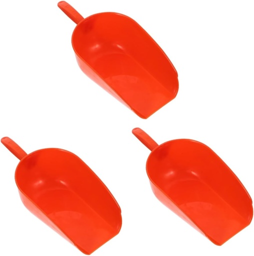 [BRSRAADQDMAWYG3H] BESPORTBLE 3pcs Sugar Large Tool Reusable Food Shovel Garden Handheld Feed Scoop for Animals