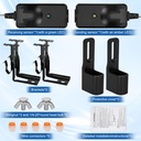 41A5034 Garage Door Sensor with Sun Shield, Replacement for Liftmaster Chamberlain Craftsman Garage Door Sensors, Protect Garage Door Sensors from Direct Sunlight