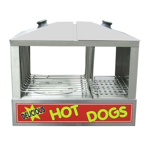 [BRSWIHAAO55WMELI] Adcraft HDS-1200W Hot Dog and Bun Steamer, Stainless Steel, 120v