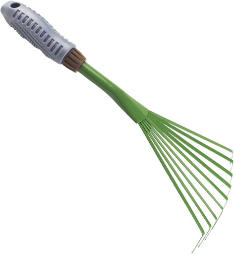 [BRSRACA5OIMWY2Q6] Garden Rake Sturdy Small Hand Rake with Ergonomic Handle, Compact & Portable Gardening Hand Tools for Gardening, Cultivating, Sweep Yard Flower Beds Sweeper Leaf Scraper‌