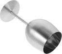 Stainless Steel Cocktail Goblet Metal Drink Goblets for Home and Events
