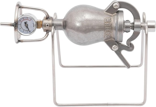 [BRSREGIECEGWGHT4] Chinese Popcorn Machine, Mini Hand Popcorn Maker Stainless Steel Oil-Free Homemade Popcorn Machine Portable Easy Snack Popcorn Cannon for Home Kitchen Family Gathering Party Fun