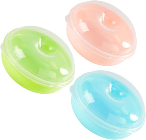 [BRSRACA3CUMQEGTA] OHPHCALL 3pcs Airtight Bread Box Clear Bread Organizer with Lid for Kitchen Storage for Baked Goods Fruits and