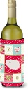 Caroline's Treasures CK5430LITERK Merino Guinea Pig Love Wine Bottle Hugger, Red Bottle Cooler Sleeve Hugger Machine Washable Collapsible Insulator Beverage Insulated Holder