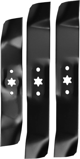 [BRSW2CD3CQFQIALV] Dibanyou Lawn Mower Deck Blades for 46" Deck Cub Cadet MTD Troy-Bilt 742-04125 742-0644 742-0645 759-04106 3 Pack