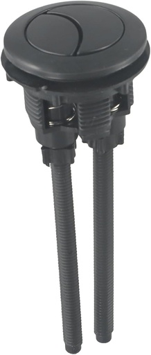 [BRSREHA3CN5RODQY] 38/48/58mm Black Toilet Button Pusher Dual Flush Valve Replacement Round Head Bathroom Tank Repair Kit(38mm)