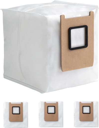 [BRSRAAITOAFGGD3U] eufy Dust Bag, 3-Pack, 3L, Leak-Proof, Effective Filtration, Safe, Compatible with E25/E28 and E20