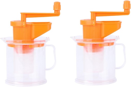 [BRSREYAECICGCCL4] Ciieeo 2pcs Soy Milk Maker Machine Manual Soybean Milk Maker Soybean Juicer Random Color