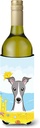 Caroline's Treasures BB2104LITERK Italian Greyhound Summer Beach Wine Bottle Hugger Bottle Cooler Sleeve Hugger Machine Washable Collapsible Insulator Beverage Insulated Holder