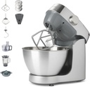 Kenwood Prospero+ KHC29A.O0SI Kitchen Processor, Kitchen Gadgets and Appliances, Stainless Steel Bowl 4.3 L, with K Mixer, Hook and Whisk, Glass Mixer, 3 Disc Food Processor, Citrus Press and Scale