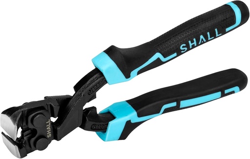 [BRSRABQCO56WAGT4] SHALL 8-Inch Nail Puller, 8" End Cutting Pliers, Two-Color Ergonomic Handle, Grip Area for Pulling Nails & Gripping Wires, More Efficient Leverage