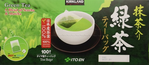 [BRSWKFLRAIARWCY7] Kirkland Ito En Matcha Blend Japanese Green Tea, 100 ct