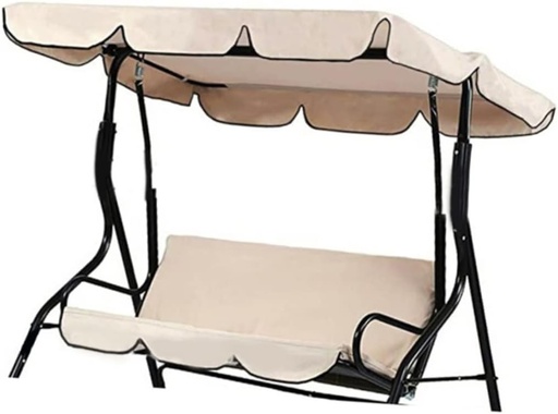 [BRSREZYZOZYB6ETB] ibasenice Swing Sunshade Cover Silver Oxford Shade Cloth Outdoor Patio Furniture Cover for Swing