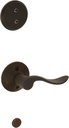 Schlage F94-FLA-RH Flair Lever Right Handed Dummy Interior Pack from The F-Serie, Oil Rubbed Bronze
