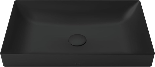 [BRSRAAIOA4BGMG3G] TOTO® Kiwami® Rectangular 23" Vessel Bathroom Sink, Matte Black - LT476#MBL