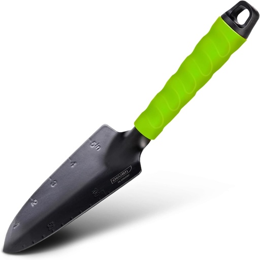 [BRSRAAILOZ5GYG3O] Deli Garden Trowel, 12.2 inch Metal Hand Shovel with Green Ergonomic PP Handle