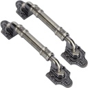 Haofy 2PCS Vintage Barn Door Handle, Door Handles Decor Hardware Pull DIY Kit for Wardrobe Drawer Cabinet