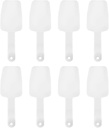 8Pcs Mini PP Plastic Scoop Ice Scraper Shovel for Food Nut Flour Dessert Home Kitchen Use